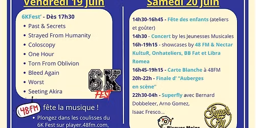 F\u00eate de la musique 2026 \u00e0 l'auberge Simenon.