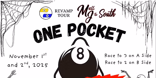 Halloween One Pocket Tournament