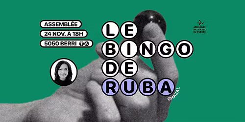 Le bingo de Ruba - Assembl\u00e9e citoyenne