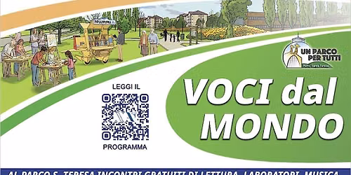 Culture dal mondo protagoniste tra letture, musica e laboratori al Parco Sa