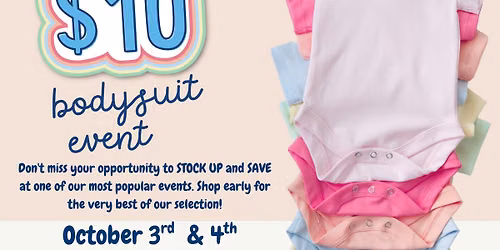 20\/$10 BODYSUIT EVENT! 