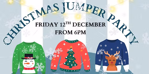 CHARITY Christmas Jumper Party!