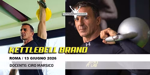 Master Kettlebell Brand,  Roma 13 Giugno 2026