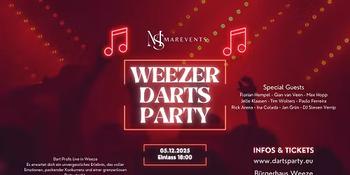 Weezer Darts Party