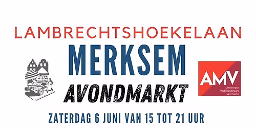 Merksem Lambrechtshoekenlaan avondmarkt