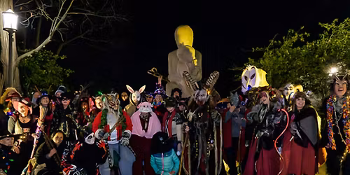 The Baltimore Krampus visits the Greenbelt Krampuslauf