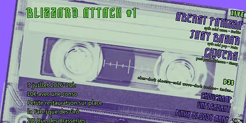 BLIZZARD ATTACK #1 - CONCERTS ET DJs 