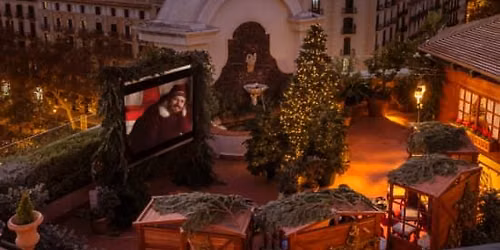 Christmas rooftop cinema en El Palace Barcelona