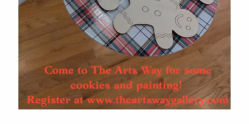 Wooden Gingerbread People and Cookies