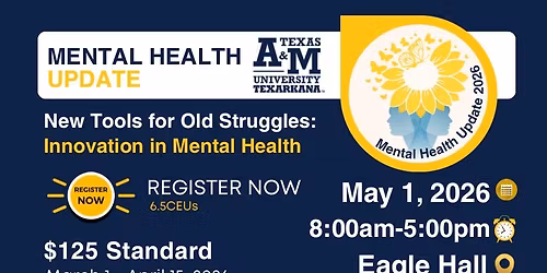 Mental Health Update - New Tools for Old Struggles: Innovation in Mental Health