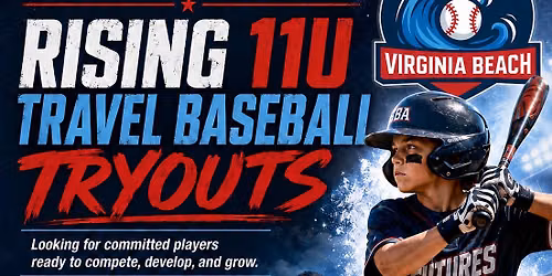 SBA Futures VA Beach rising 11U baseball tryouts
