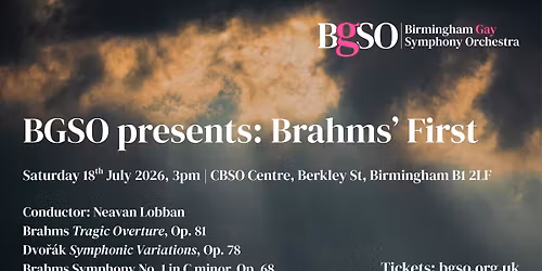 BGSO presents: Brahms' First
