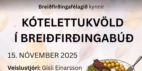 K\u00f3telettukv\u00f6ld \u00ed Brei\u00f0fir\u00f0ingab\u00fa\u00f0 