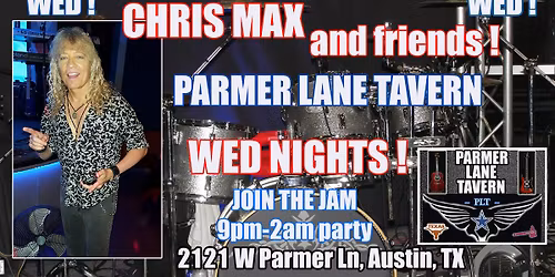 Chris Max\/PLT Wed Dec 3!