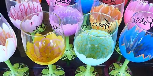 April Ladies Night: Painted Wine Glasses