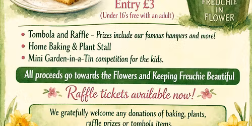 Freuchie in Flower Spring Coffee Morning 