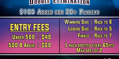 \ud83c\udf89 635 & Under \u2014 9-Ball Tournament