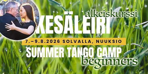 Argentiinalaisen tangon alkeiskurssi \/ Summer Tango Camp beginners course 2026