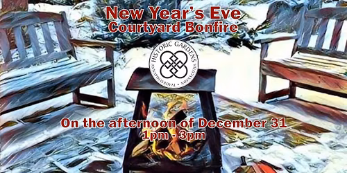 New Year's Eve Courtyard Bonfire