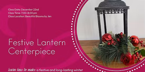 Festive Lantern Centerpiece
