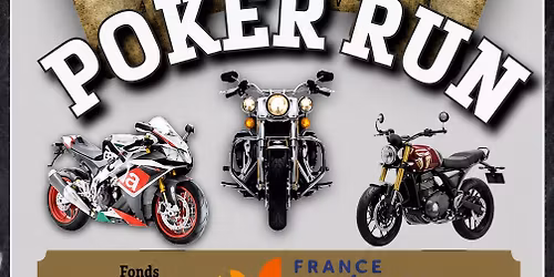 POKER RUN - Fondation FRANCE SCL\u00c9ROSE EN PLAQUES