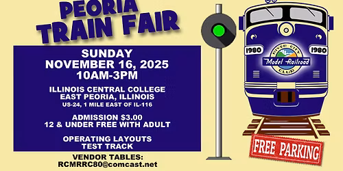 Peoria Train Fair Fall 2025