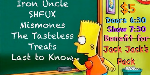 \ud83d\udcda Punk Rock Detention \ud83d\udcda (Benefit for Jack Jack\u2019s Pack)