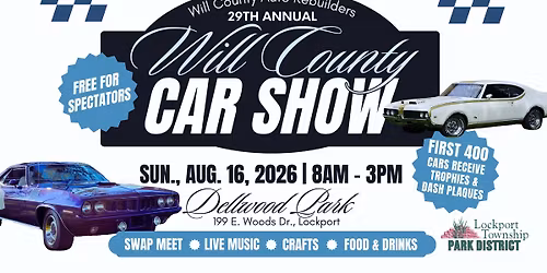 \ud83d\udd25 29th Annual Will County Car Show \ud83d\udd25