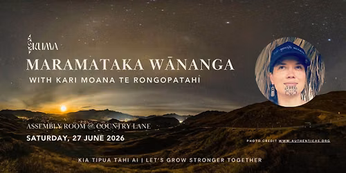Maramataka W\u0101nanga with Kari Moana Te Rongopatahi