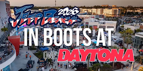 Jeep Beach In Boots: A Salute to Our Heroes \/ America 250 Celebration at ONE DAYTONA \ud83c\uddfa\ud83c\uddf8