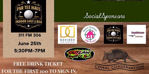 Comal Conservation - Live Music Social - June 2026