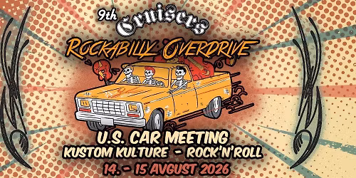9th Cruisers Rockabilly Overdrive 14. & 15. 8. 2026