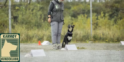 Dobbelstevne i rallylydighet 22. og 23. august 2026 hos Karm\u00f8y Hundeklubb
