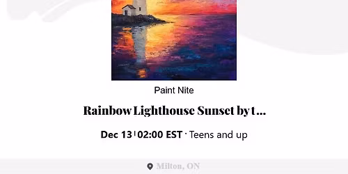 Paint Nite at Boston Pizza Milton!