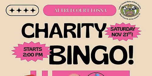 Charity Bingo