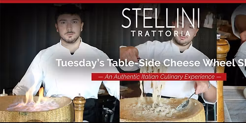 Table-side Cheese Wheel Special & Show