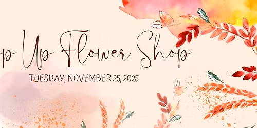 Pop Up Flower Shop with Honey Bee Flower Truck