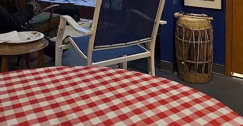 Open Mic Night sketching at the Flood Gallery, East Asheville