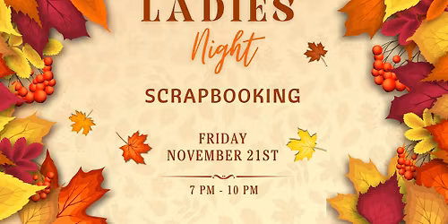 Ladies' Night Scrapbooking Biblical