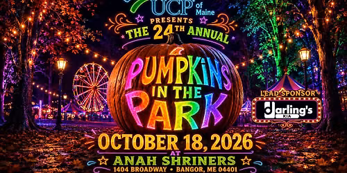 Pumpkins in the Park - 24th Annual Halloween Event at Anah Shriners in Bangor