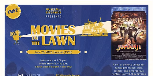 Jumanji (1995) - Movies on the Lawn