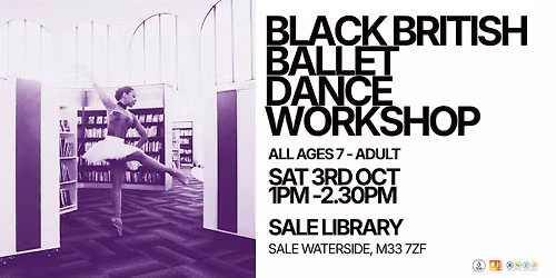 Black British Ballet Dance Workshop at Sale Library