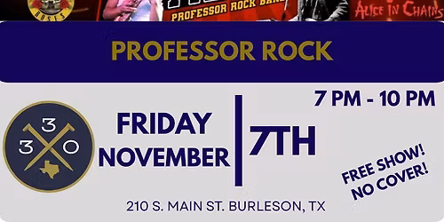 Professor Rock at Station 330