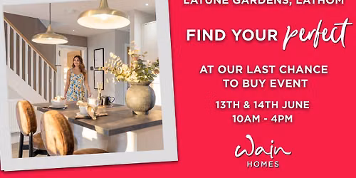 Last Chance to Buy event at Latune Gardens