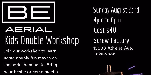 Kids Aerial Double Workshop