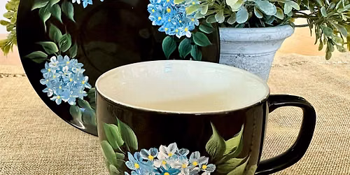 Teacup and Saucer Paint & Sip
