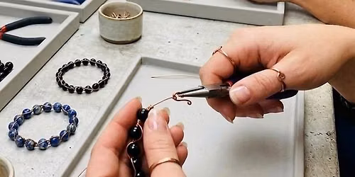 Copper & Crystal Intentional Wire-Wrapping