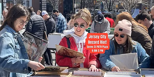 BIG VINYL FUN! Jersey City Record Riot! An outdoor vinyl mkt. Sun Sept 27th