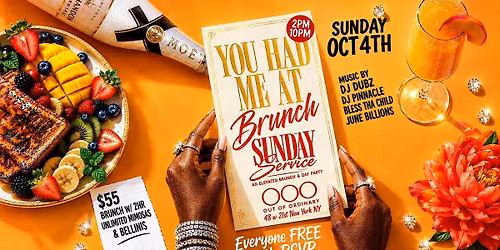 NYC Sunday Brunch n Beats Day Party Hip hop RNB Soca Reggae Libra