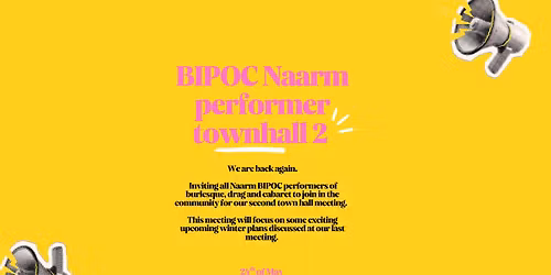 BIPOC Performer Townhall 2